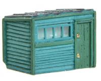 Graham Farish 42-544 Green Pent Roof Garden Shed - N Gauge Scenecraft Pre-Painted Building ###